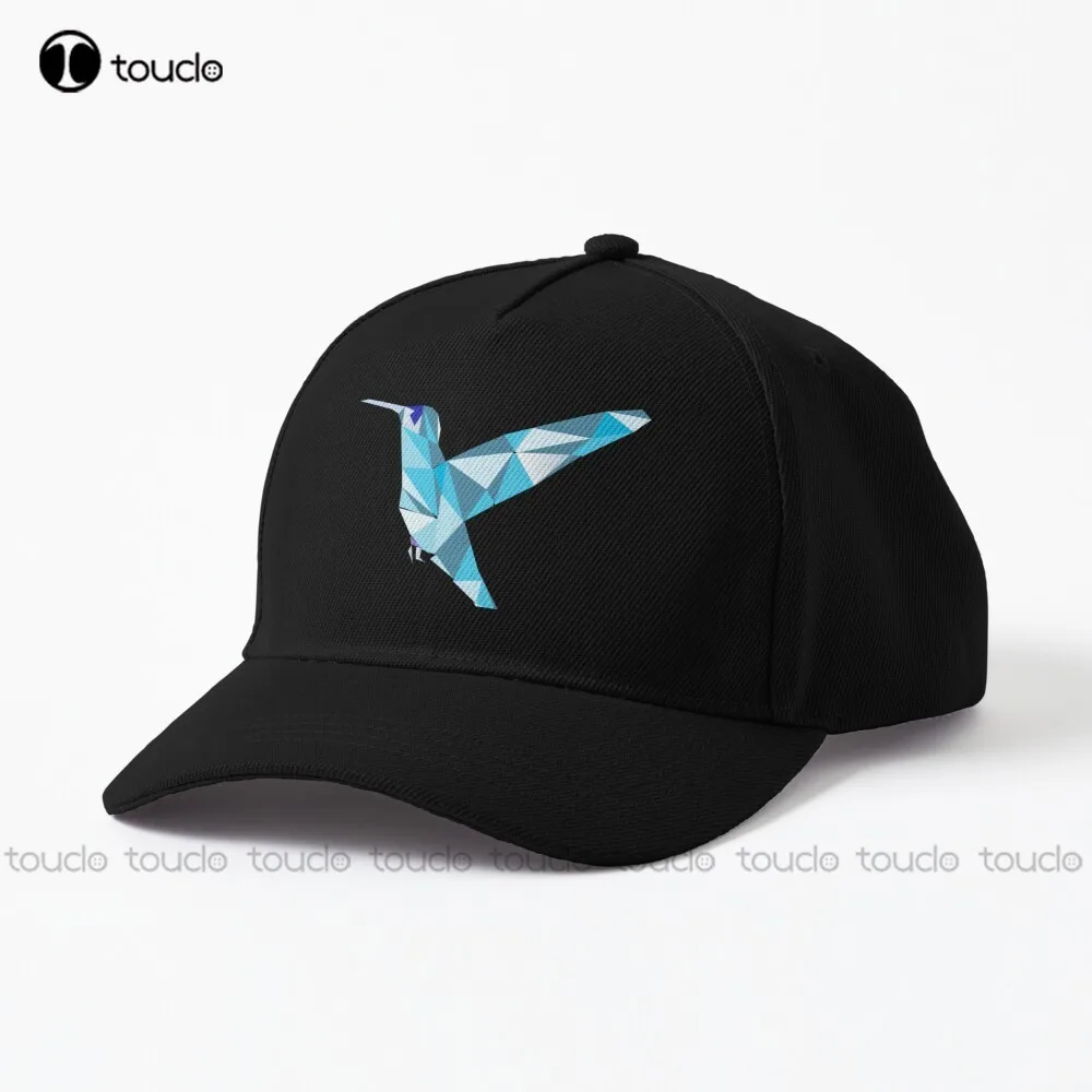 Humming Bird Illustration Dad Hat Hats For Mens Cotton Outdoor Simple Vintag Visor Casual Caps Hip Hop Trucker Hats Denim Color