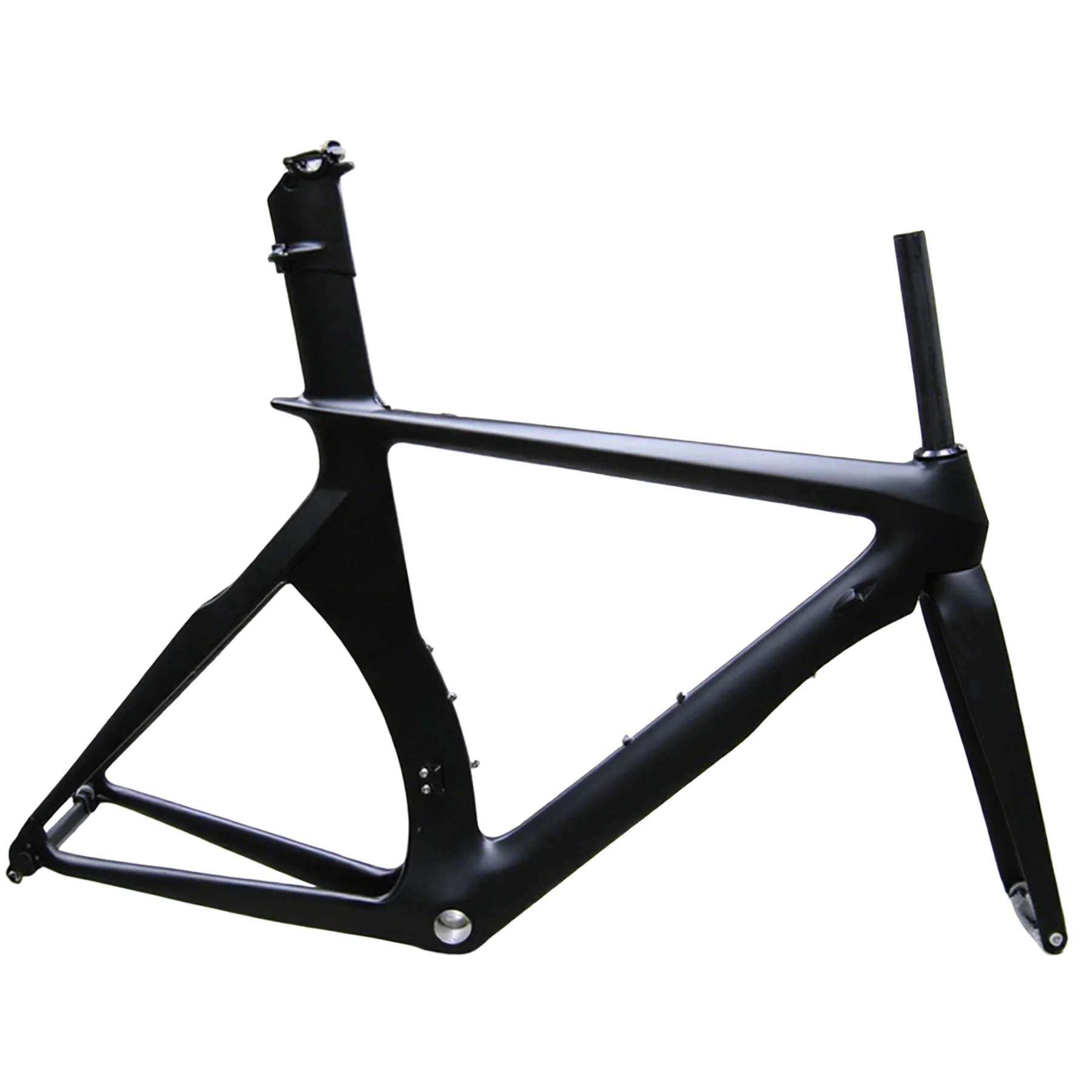 

Naturefly Black Carbon Time Trial Bike Triathlon Cycle Frame TT Road Bicycle Frameset 700c