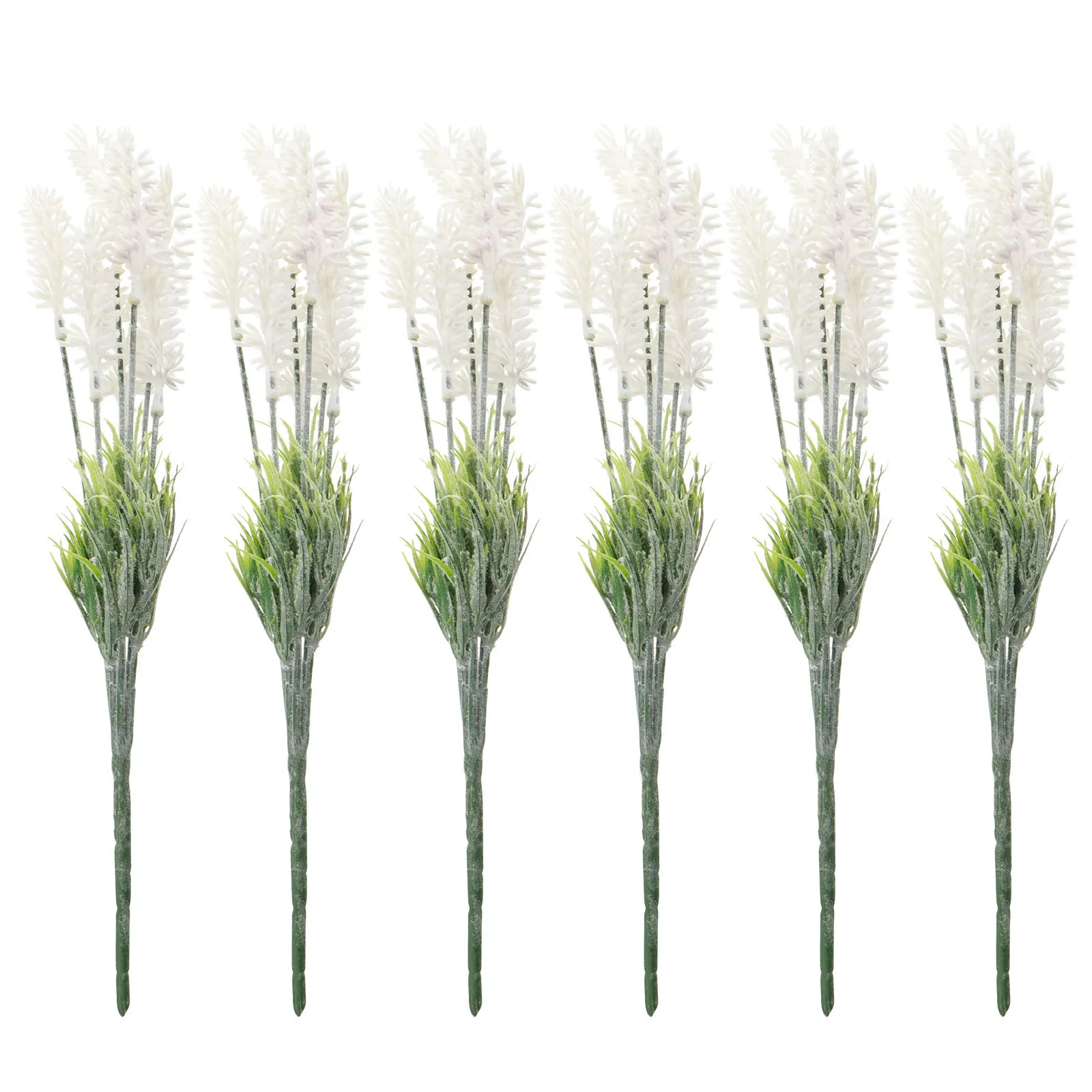 

6Pcs False Lavender Ornament Imitated Flower Decor Practical Artificial Lavender Bouquet for Home Office Study
