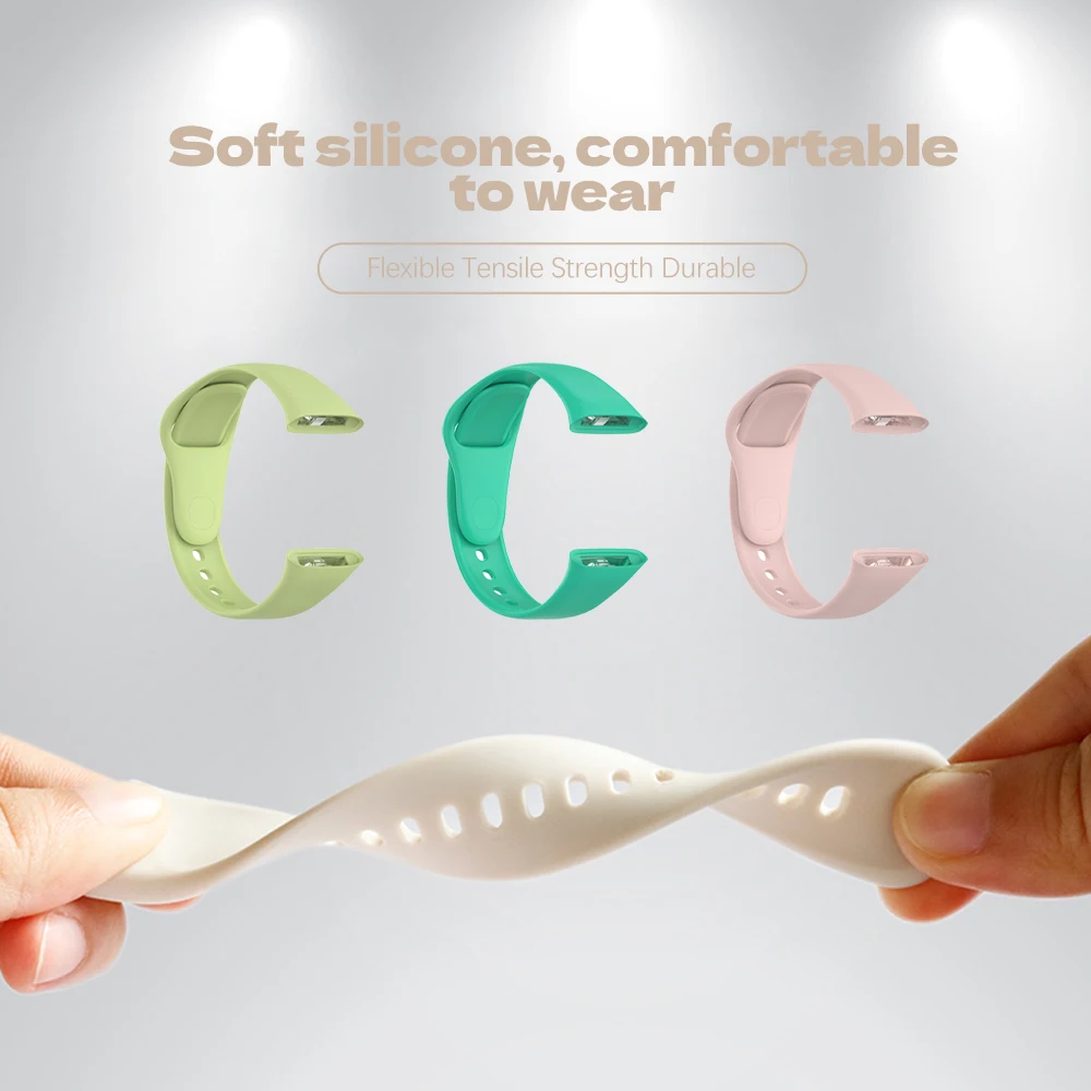 Ремешок для Xiaomi Redmi Watch 3 3 Active 3 Lite, силиконовый ремешок, сменный браслет, аксессуары для браслета, ремень Correa