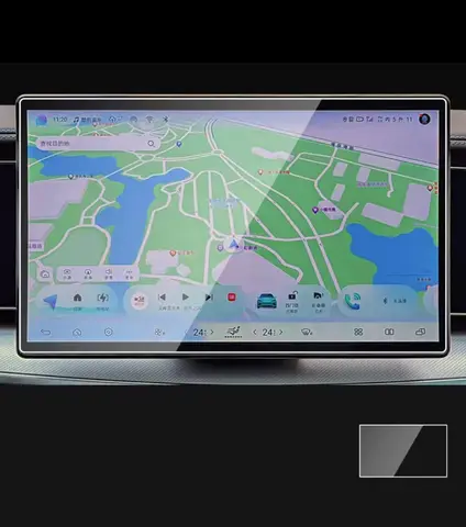BYD SEALION용 강화 유리 필름, 터치 스크린 내비게이션, GPS 보호 액세서리, 7 2024 2025, 15.6 인치