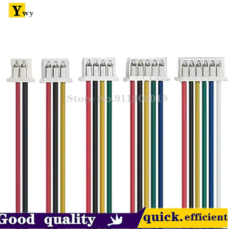10PCS JST MX1.25 MX 1.25mm Wire Cable Connector 2/3/4/5/6/7/8/9/10/12 Pin 1.25MM Pitch Plug 10CM/20cm/30CM Wire Length view 2