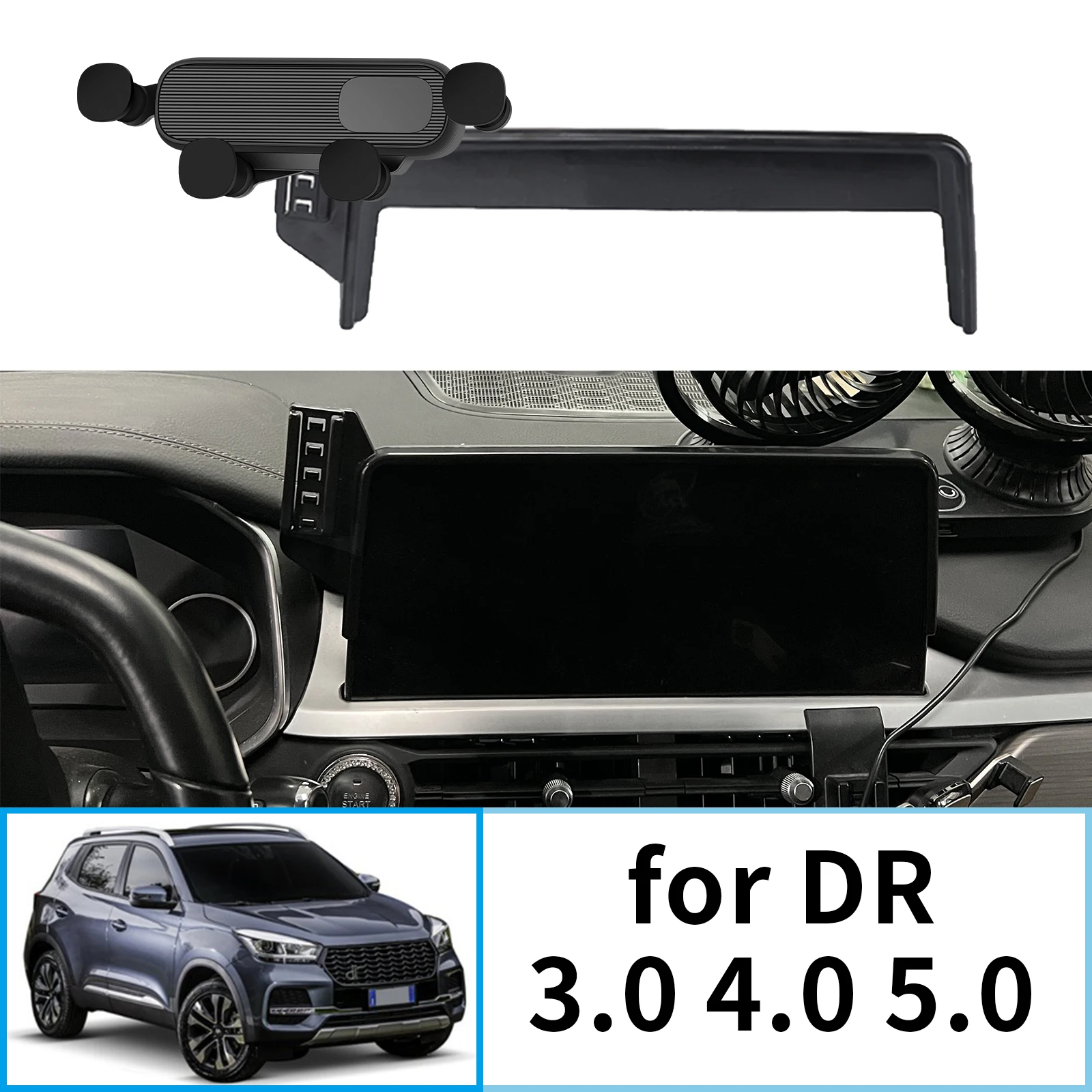 

Car Mobile Phone Holder Fit for DR 3.0 4.0 5.0 DR3 DR4 DR5 DR 3 4 5 GPS Bracket Navigation Stand Auto Accessories