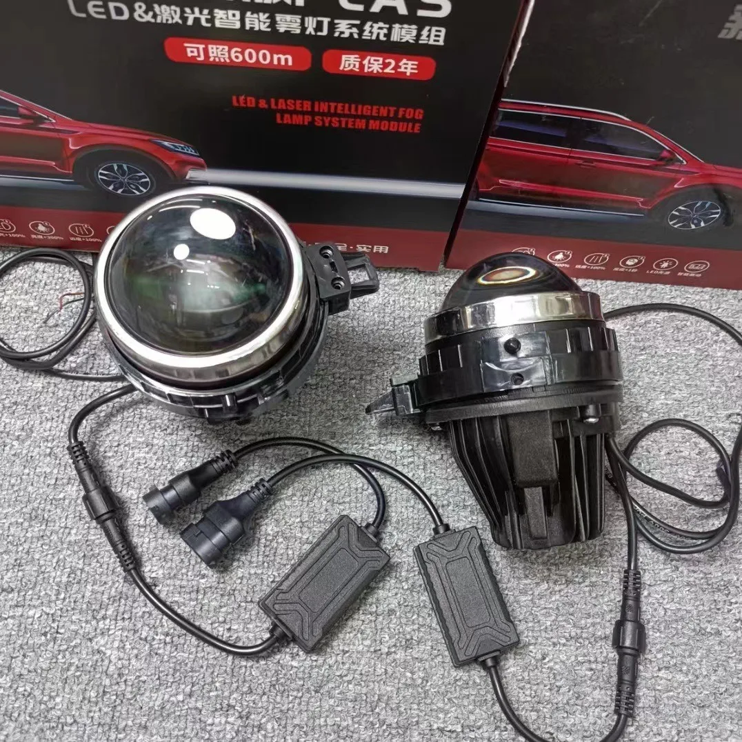 

12v 3 Inch Bi Led Fog Light Lens Hi Lo Beam Retrofit for VW Jetta Bora Passat Golf 6 Sagitar