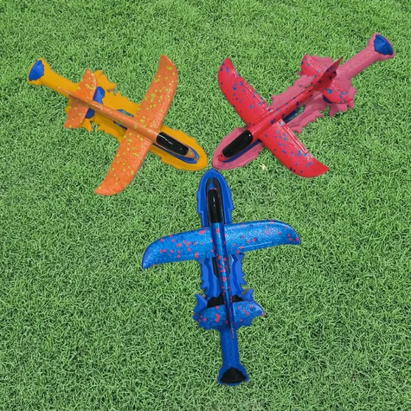Ejection foam aircraft sword launcher glider outdoor sports toy gift