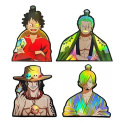 Classic Japan Anime One Piece Stickers Kids Decals Toy DIY Laptop Water Bottle Phone Cool Cartoon Son Goku Sticker