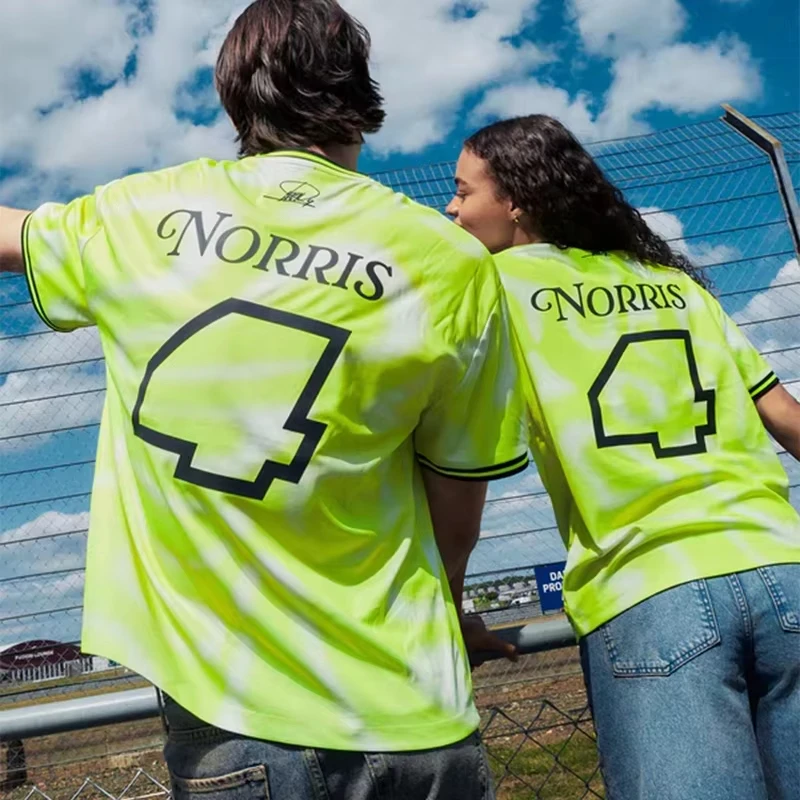 2026 New Ln4 Grandstand'25 Jersey Lando Norris Sports Breathable Quick Drying Short Sleeved Tee Men's/Kids T-shirt Unisexy Tops