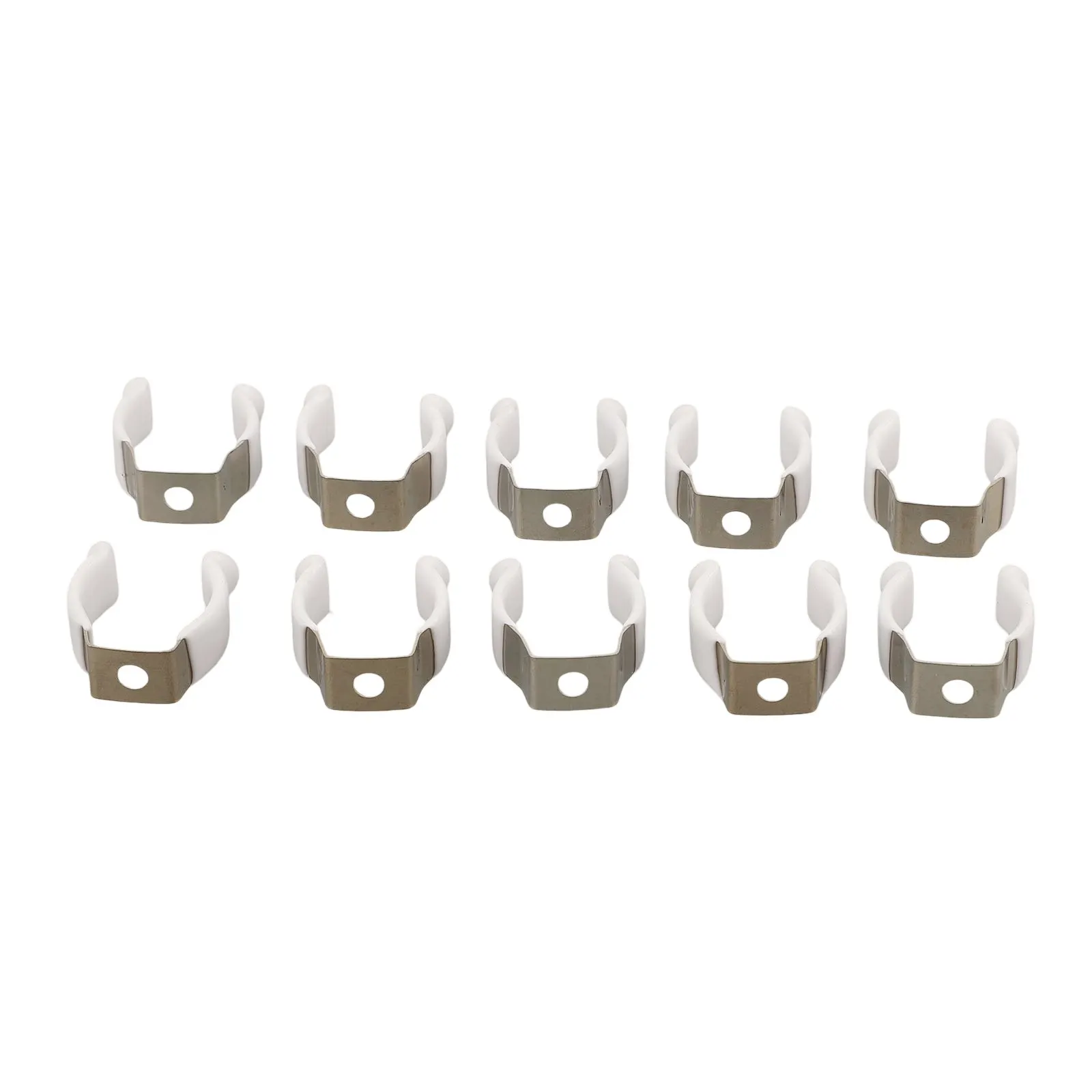 10Pcs Tool Spring Terry Clips 10mm 12mm 16mm 19mm 25mm 28mm Pipes Clamp Holders Tube Fixing Clips For Garages Sheds Hardwares