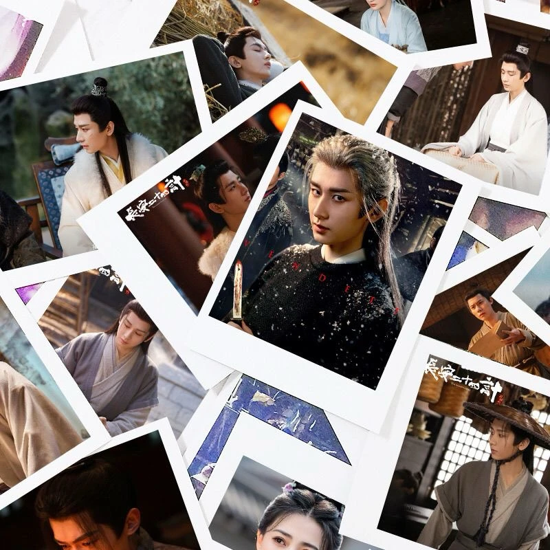30/50PC No Repeat Cheng Yi Poster Lomo Card TV TV The Vendetta of An Xie Huaian Drama Stills Pai Li De Photos 3 Inch Small Card