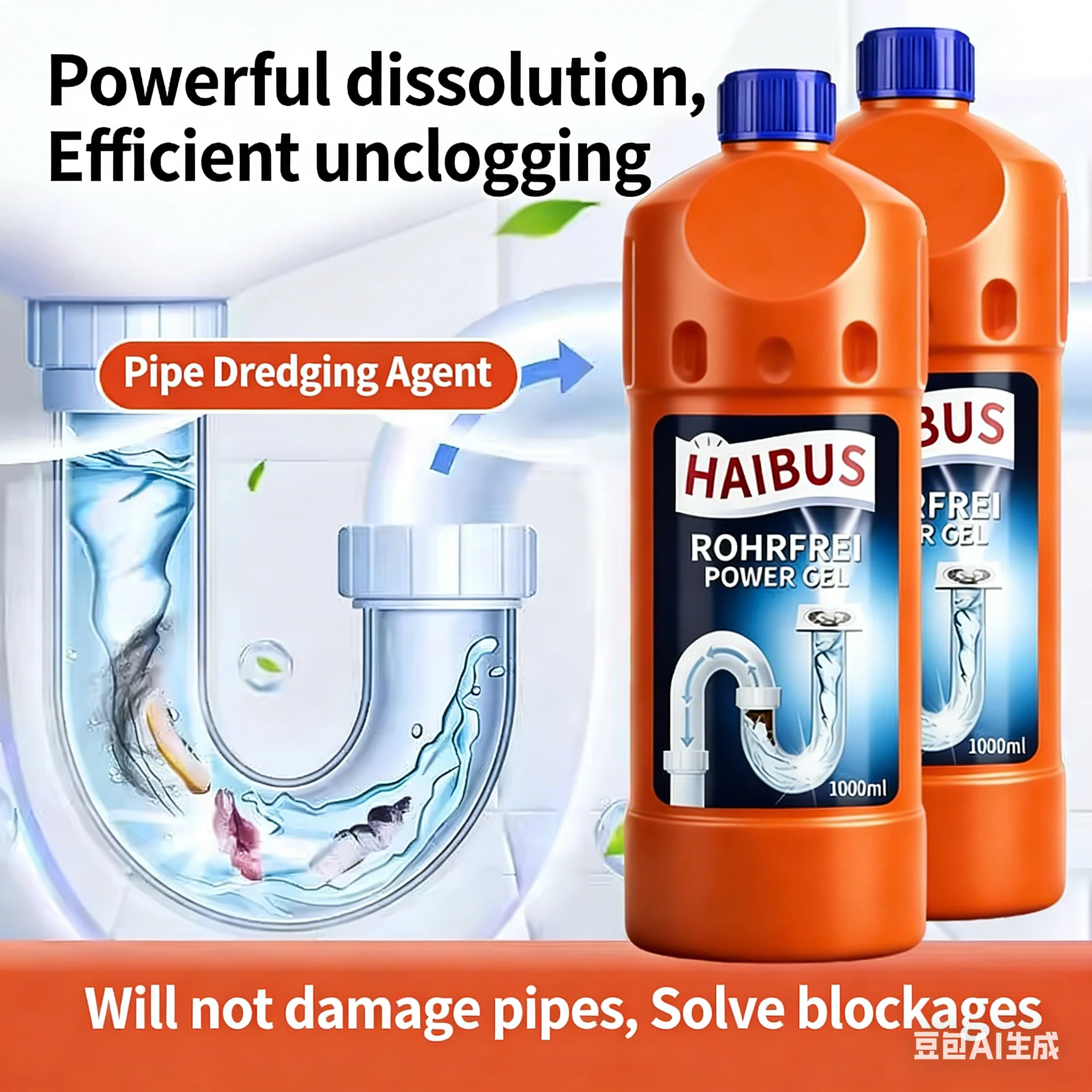 

Средство для прочистки труб, мощное растворяющее средство, устраняет жировые загрязнения в туалете и на кухне, устраняет засоры в напольных сливах, дезодорирующая жидкость.