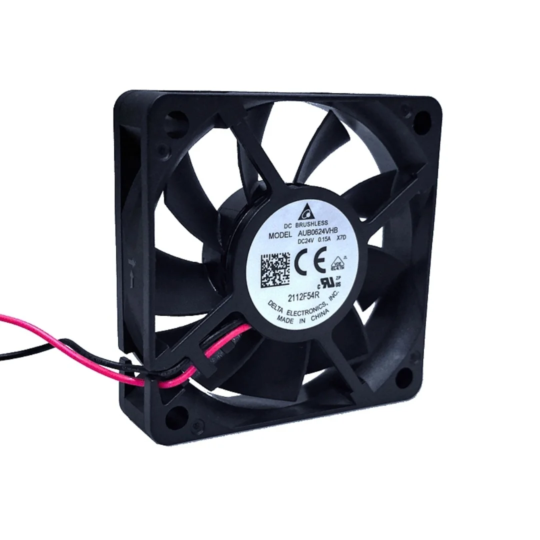 

Delta Electronics AUB0624VHB DC 24V 0.15A 60x60x15mm 2-Wire Server Cooling Fan