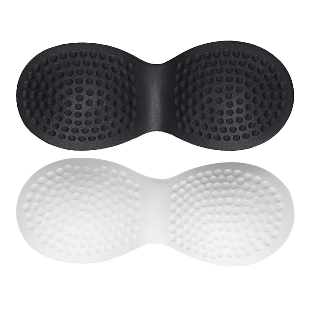 

2 pcs Bra Insert Pads Sponge Chest Padding for Sports Bras Removable Yoga Breast Women Girl Black Comfortable Safe