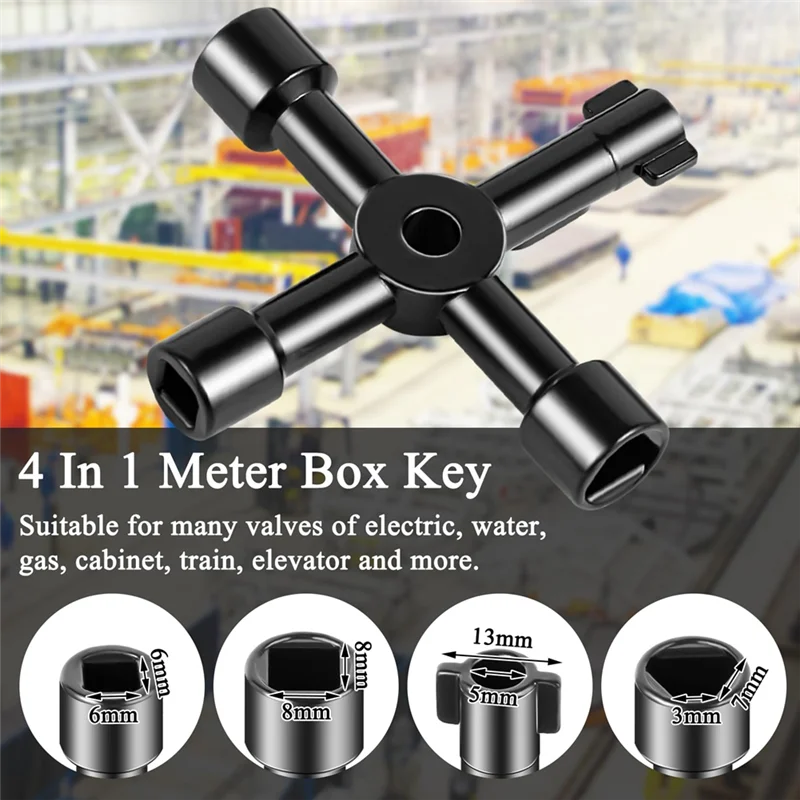 

AT44-Angle Stop Wrench Kit, Plumbing Tools, Angle-On Wrench Plumber Wrench For Angle Stop And Supply Nut Installations