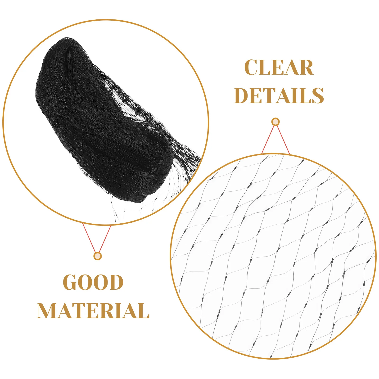 2Pcs Pond Leaf Netting Heavy Duty Black Net Covers Plants Fruit Vegetable Birds Fence Nettings Winter Mesh Cover