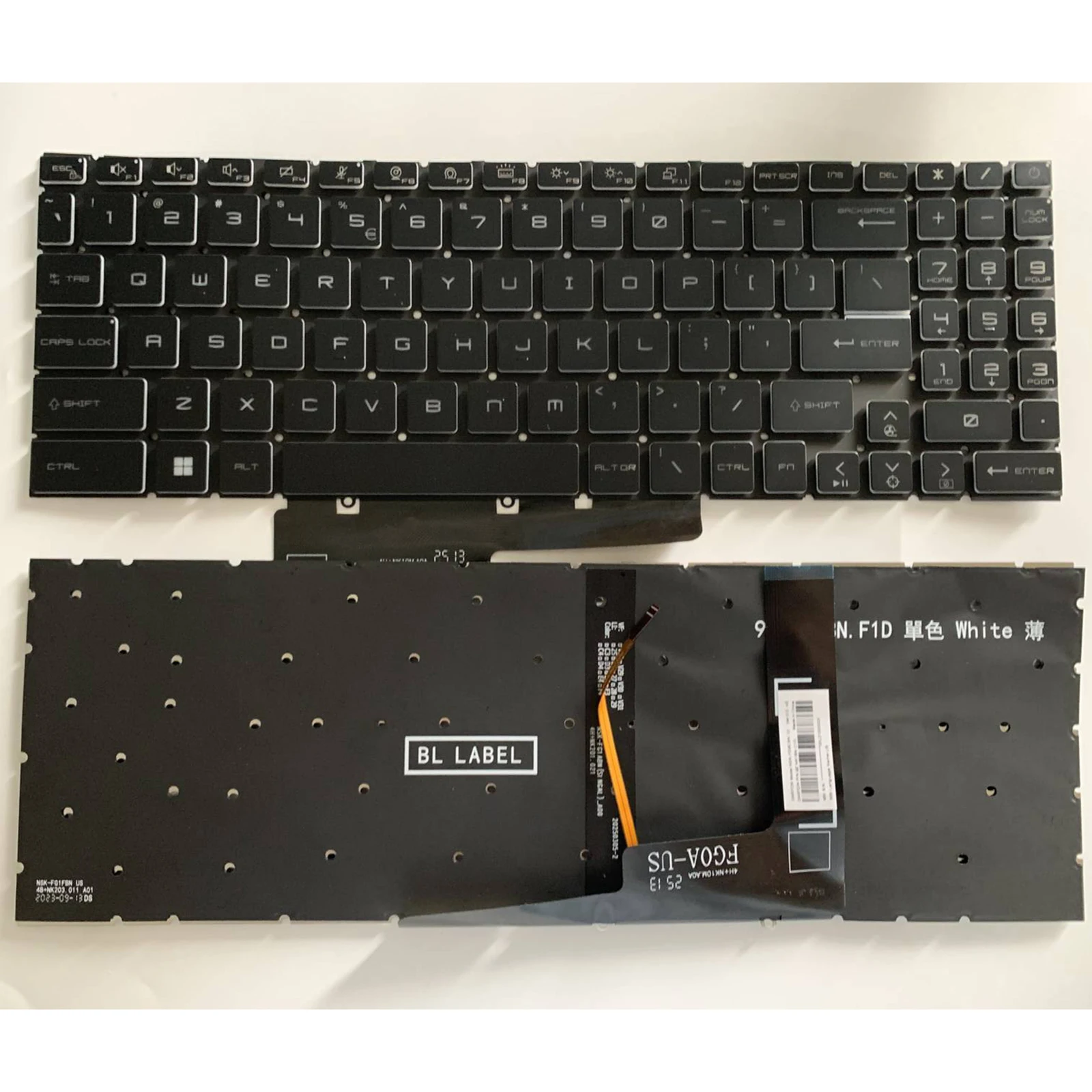 US Layout for MSI 9S7-158K12 Bravo 15 B5DD MS-1581 MS-1582 MS-1583 MS-1585 MS-158k laptop keyboard