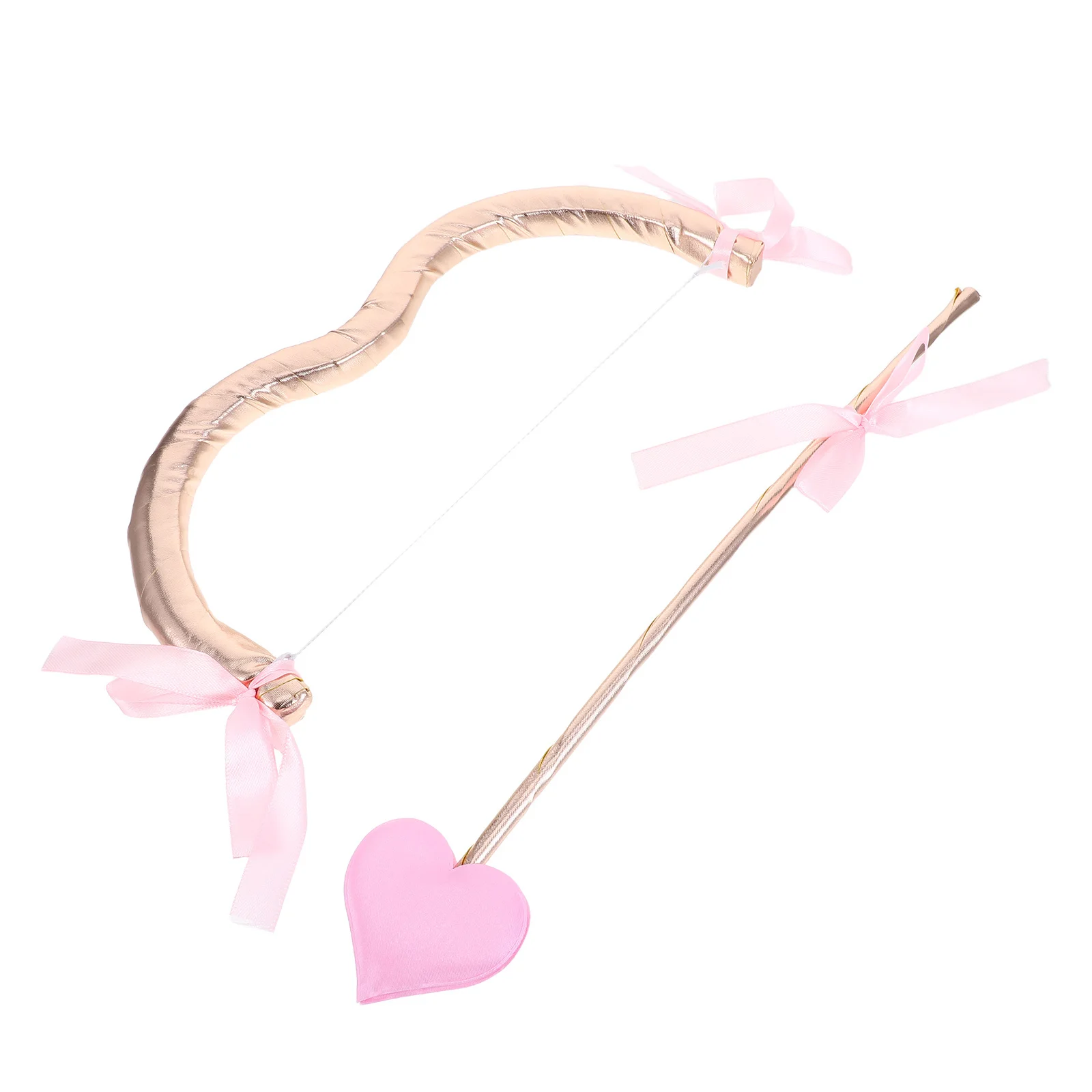 

Cupid Bow and Arrow Mini Bow Costume Accessory Heart-Shaped Cupid Arrows Valentine's Day Cosplay Wedding Party Favor