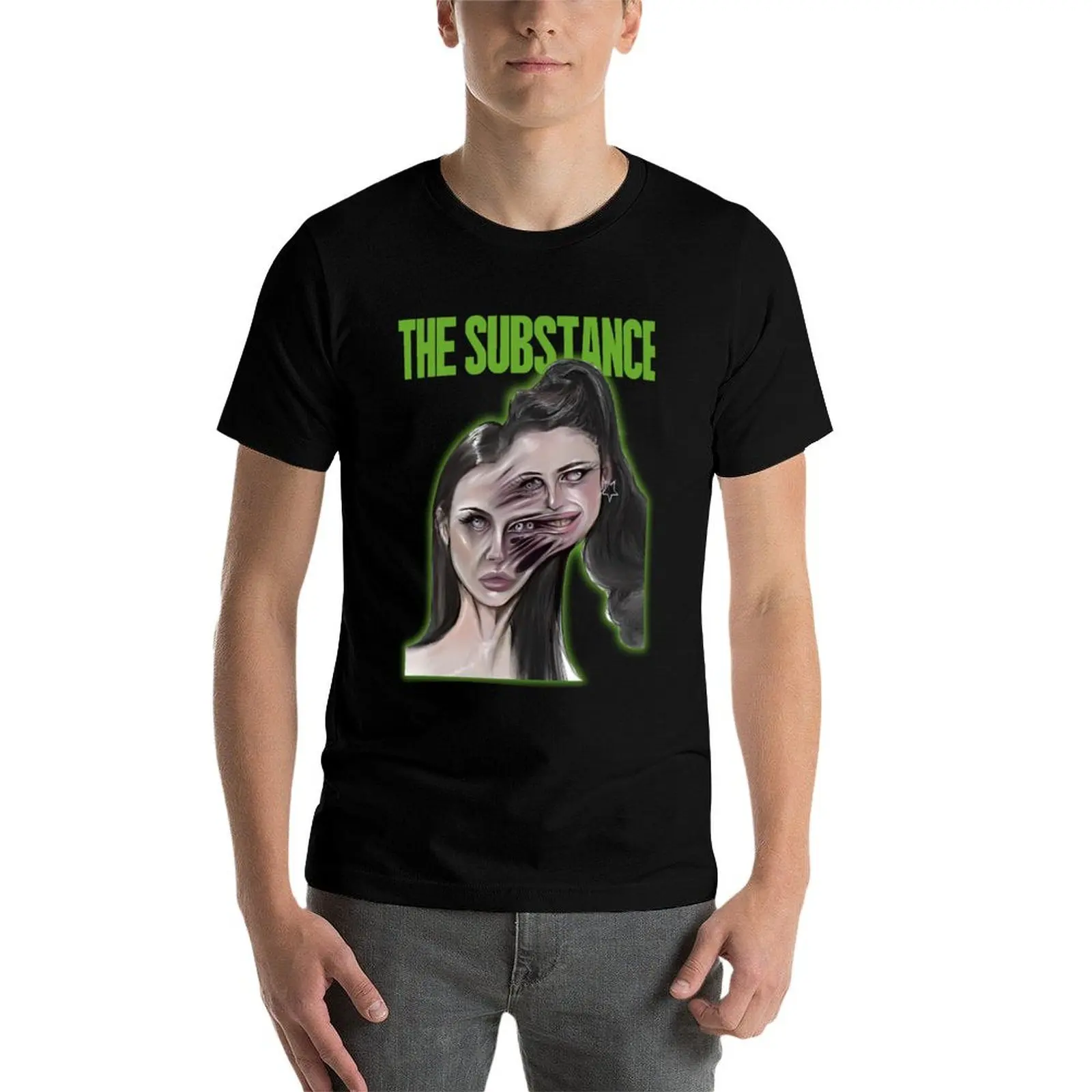 Camiseta The Substance Art Relaxed Fit, camiseta de manga corta, camiseta gráfica, camisetas para fanáticos de los deportes para hombres