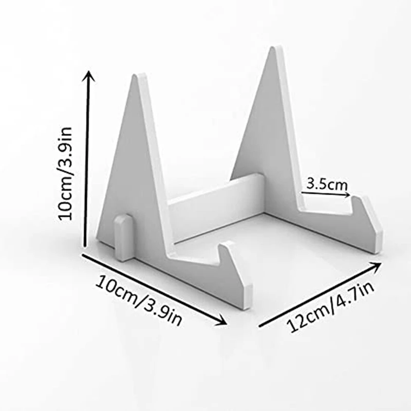 Acrílico Display Stand Titular Livro, Textbook Stands, Record Shelf, Prateleira Álbum para Exibição Photo Frame Folheto, 2X