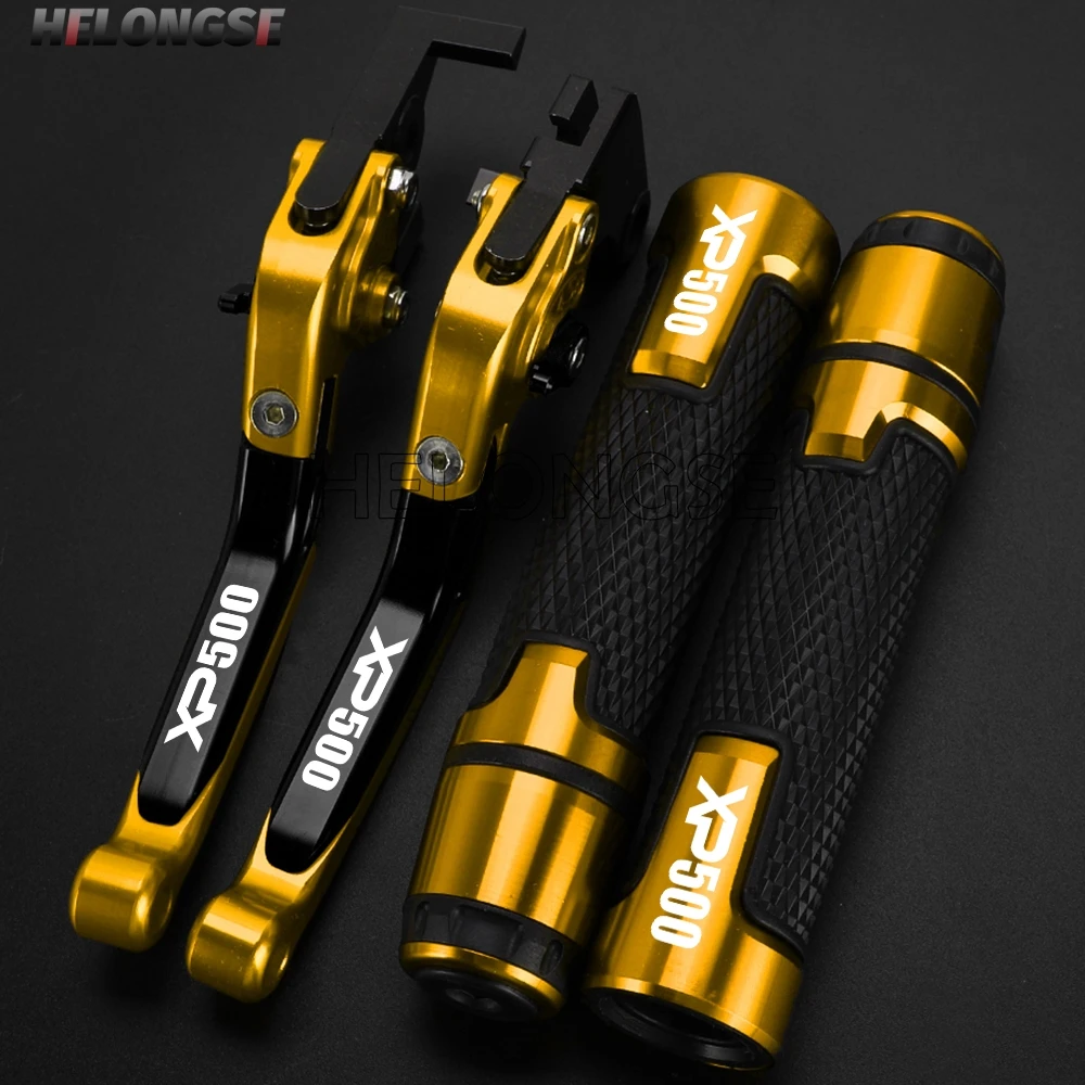 

Motorcycle Adjustable Foldable Brake Clutch Levers FOR YAMAHA XP 500 XP-500 2010-2011 2012 2013 XP500 Handle Handlebar Grip Ends