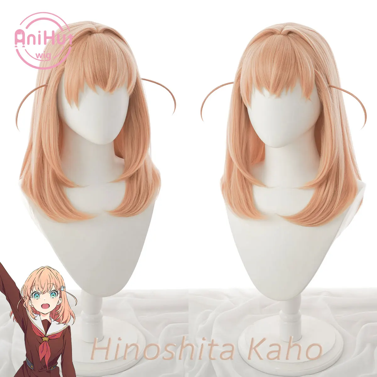

【AniHut】Hinoshita Kaho Wig Love Live! Hasunosora Girls' High School Idol Club Cosplay Wig Synthetic Hair Hinoshita Kaho Cosplay