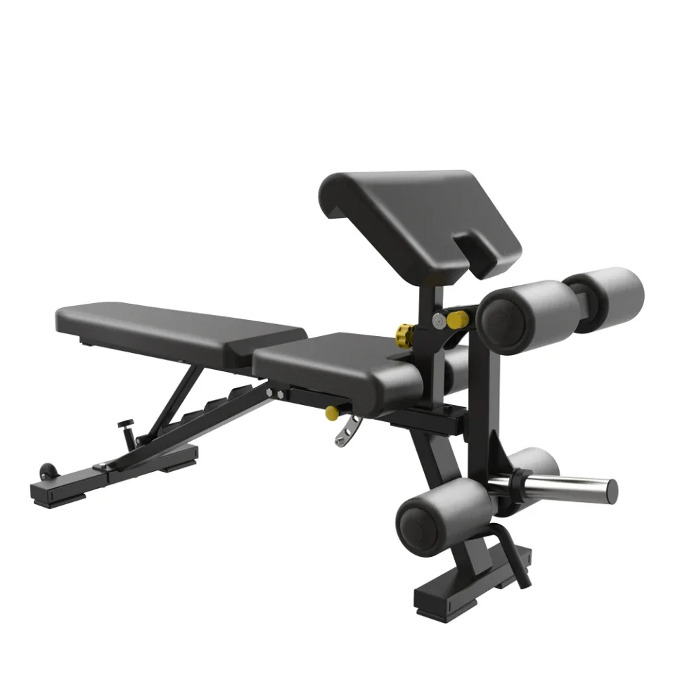 

Factory High Quality Multi Functional Biceps Leg Curl Leg Extension Adjustable Bench Gym Fitness Equipment