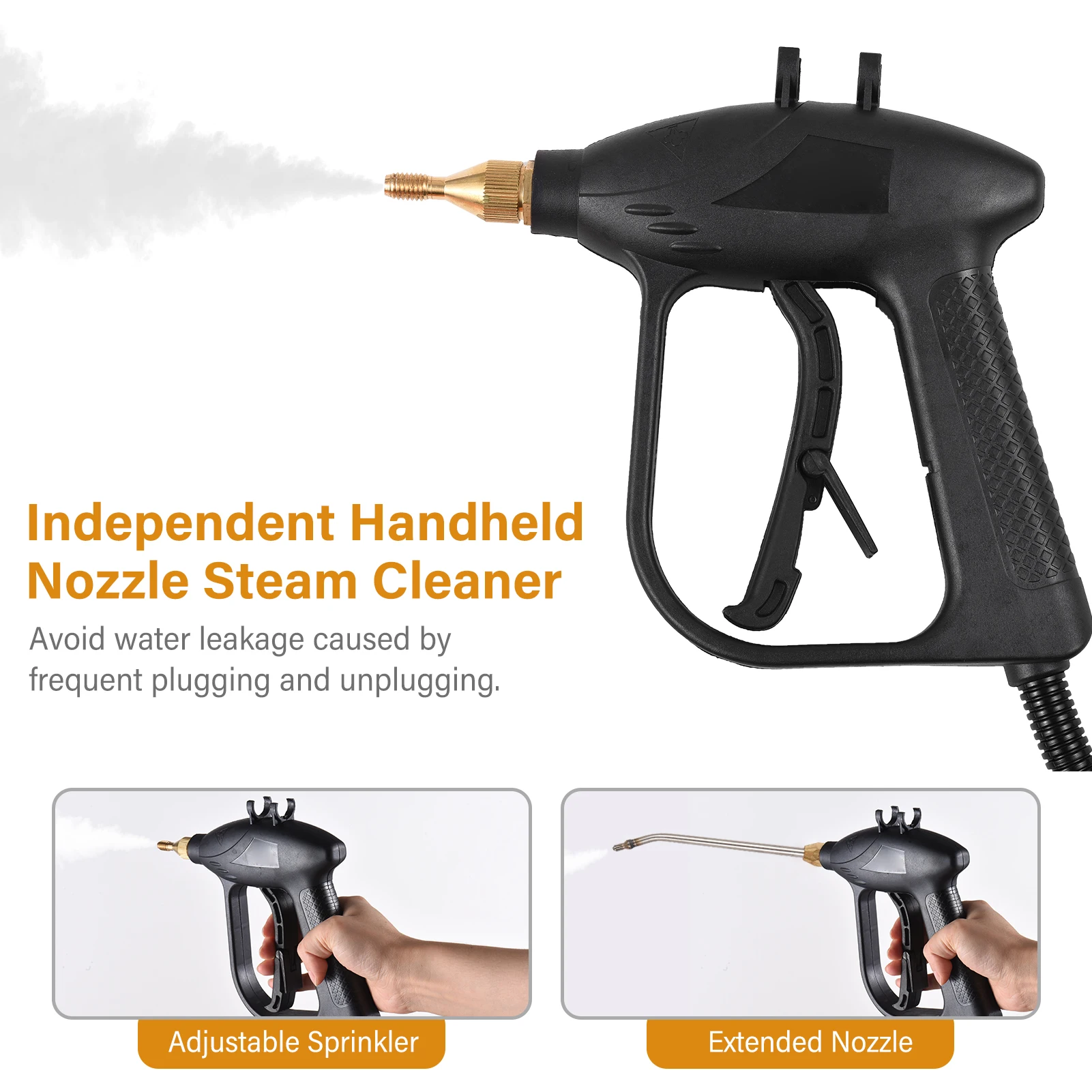 110V 220V 2600W Steam Cleaner for Home High Temperature Steam Cleaning Machine Steamers for Car With Extension Tube Brush Heads