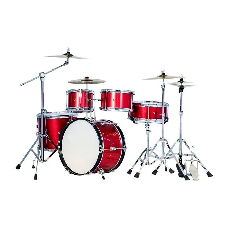 Junior Drum Kit, Complete Percussion Drum Set for Beginner Practice