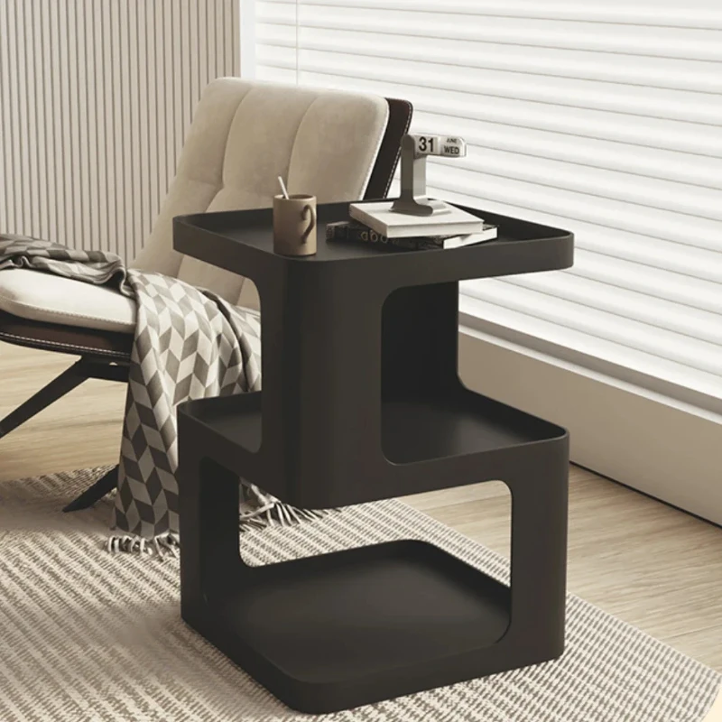 Mesa lateral de luxo moderna para sala de estar, mesa de cabeceira criativa, mini mesa de café nórdica, sofá armário, personalidade, novo