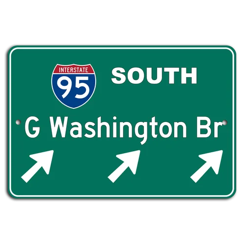 c1، الأخضر I-95 الجنوب: مغامرة جسر جورج واشنطن