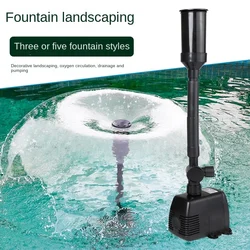 SUNSUN garden fish pond fountain pump submersible pump oxygenation cycle HJ-743 943 1543 1843 mushroom shower fountain