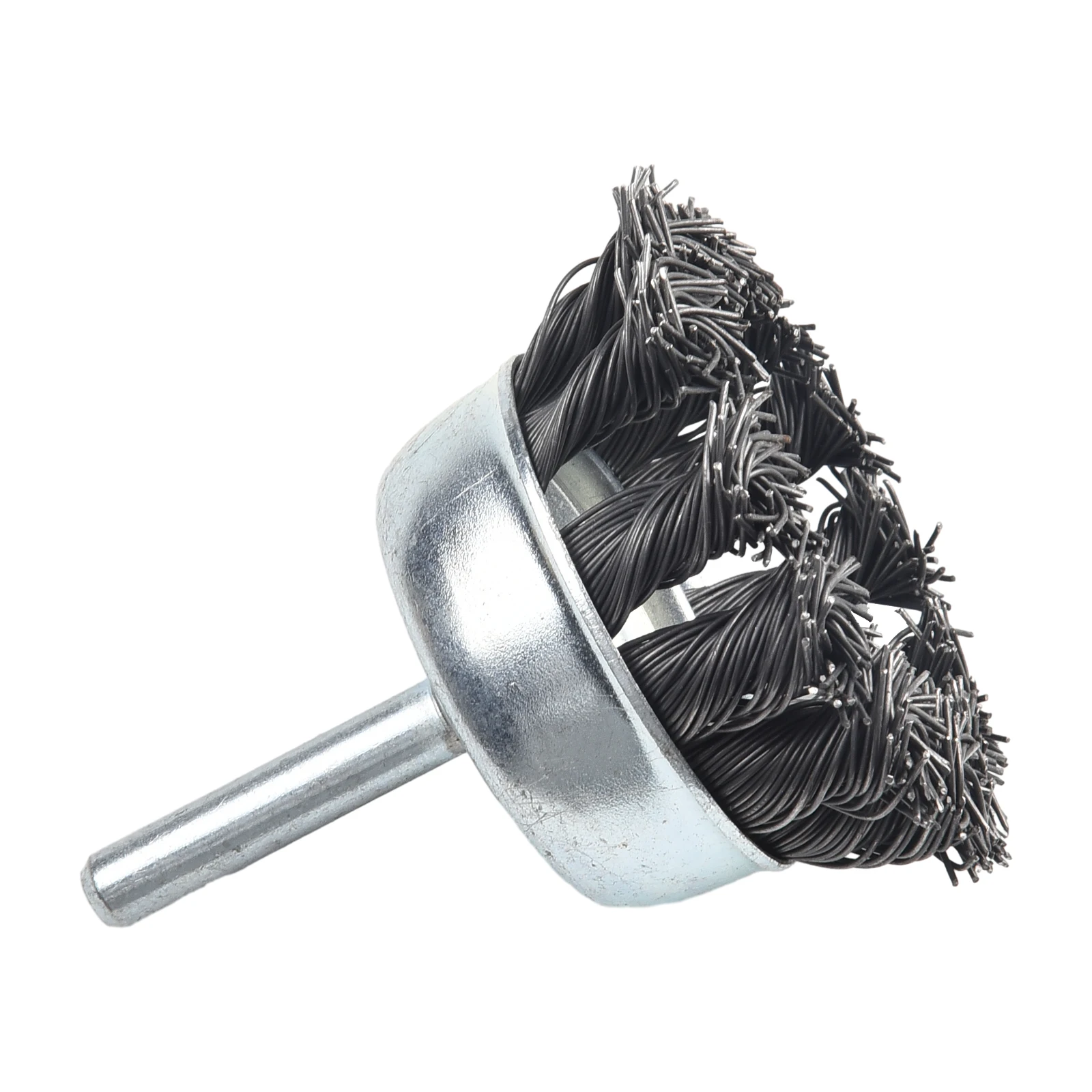 Removal Wire Brush Drilling Tool Wheel Cup Crimped 1/4\