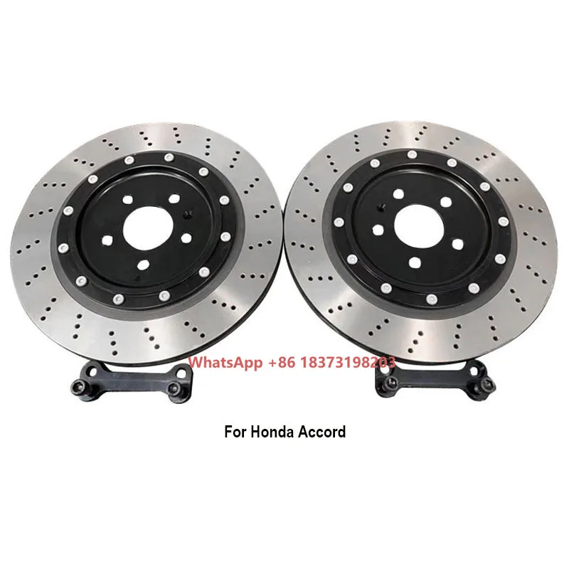 

KLAKLE Brake System Aluminum Modified Racing Brake Disc 355*12MM for Big Brake Kit for Honda Accord 2016