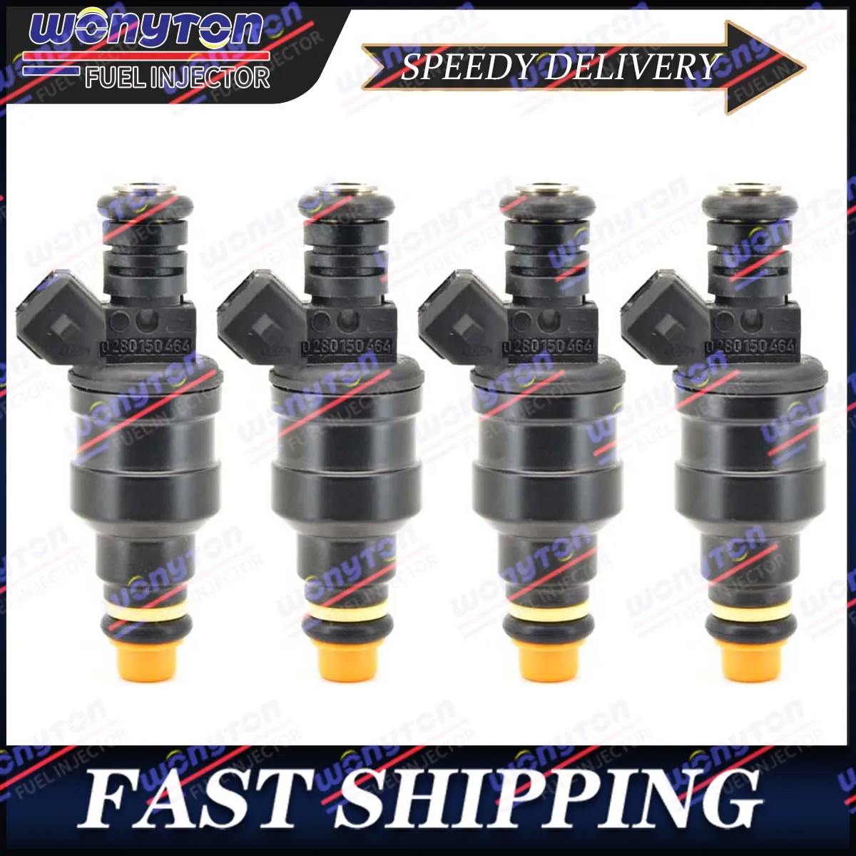 4PCS 0280150464 NEW High quality Fuel injector for Audi SEAT Skoda VW 1.8L