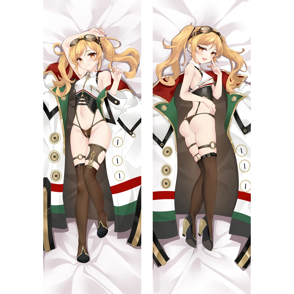 Azur Lane Leonardo Da Vinci Character One Piece Dakimakura Cosplay Anime Pilow Case Hugging Body Pillow Cover Two-side Peachskin