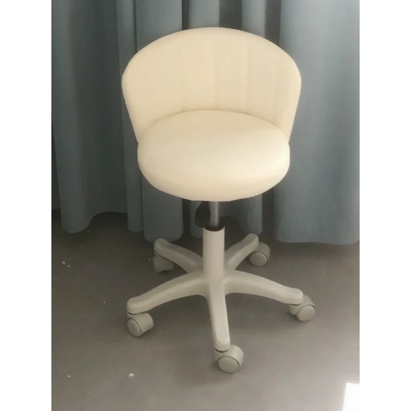 

Бархатное вращающееся кресло для макияжа со спинкой, туалетный столик для спальни для девочек, портативный стул для маникюрного салона, домашняя студия красоты