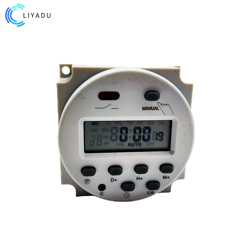 CN101A 12V/24V/110V/220V  Single and double countdown micro cycle time control switch timer controller min control 16A