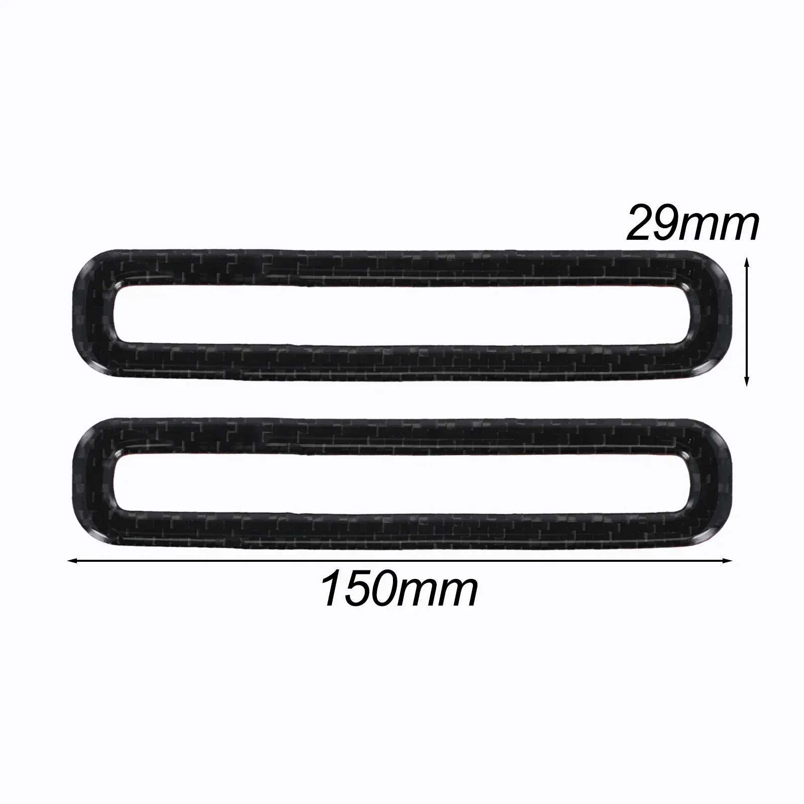 

Premium Carbon Fiber Interior Car Door Air Vent Outlet Trim Cover for Ford For Mustang Elegant Design Stable Performance