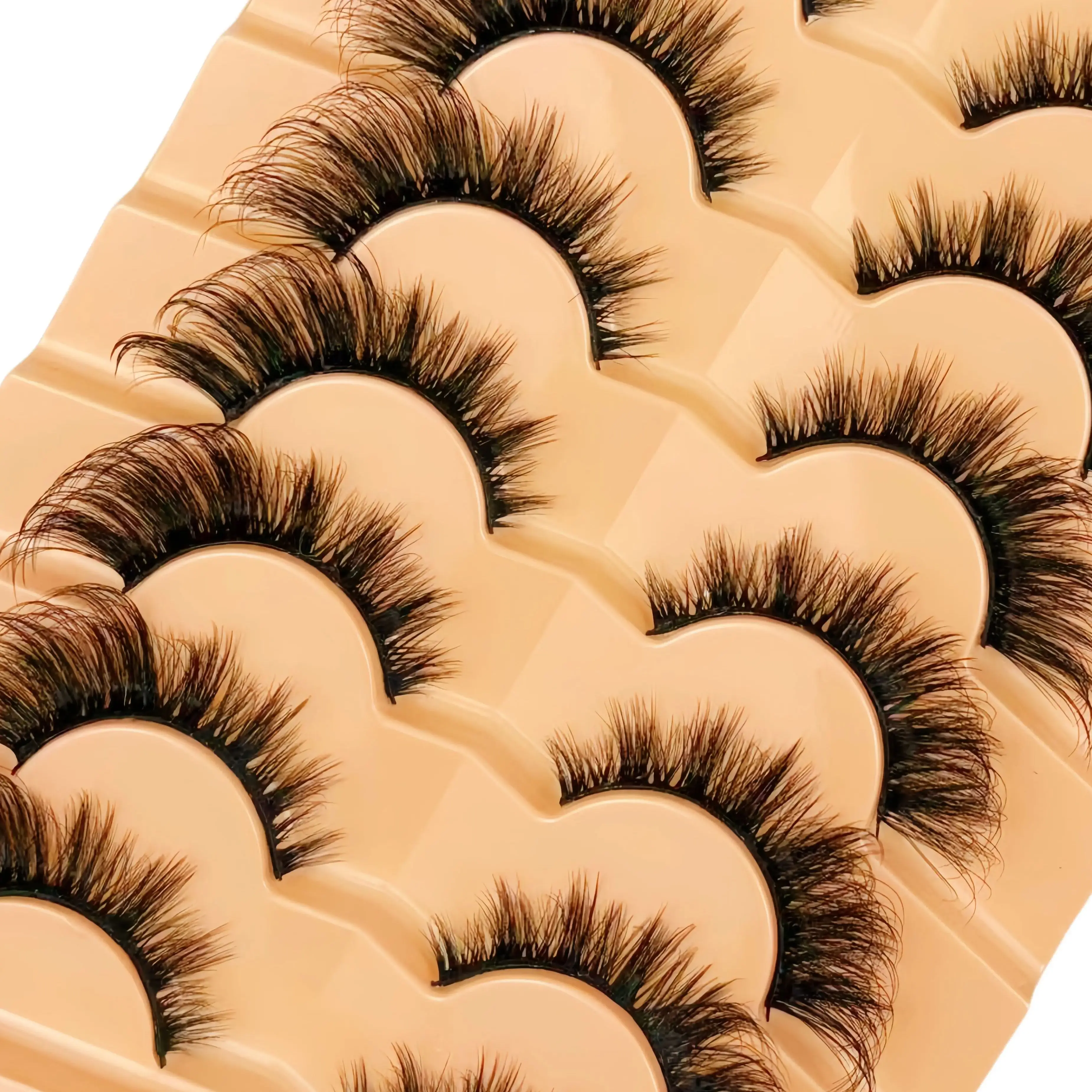 7 أزواج من رموش عين القطة، أدوات تمديد الرموش للزوايا الخارجية للعيون، مناسبة للتجمعات اليومية #6