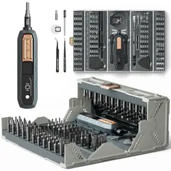 Precision Screwdriver Set 180 in 1 Professional Magnetic Repair Tool Kit with 160 Home Drill Bits for Most PC Phone MacBooke