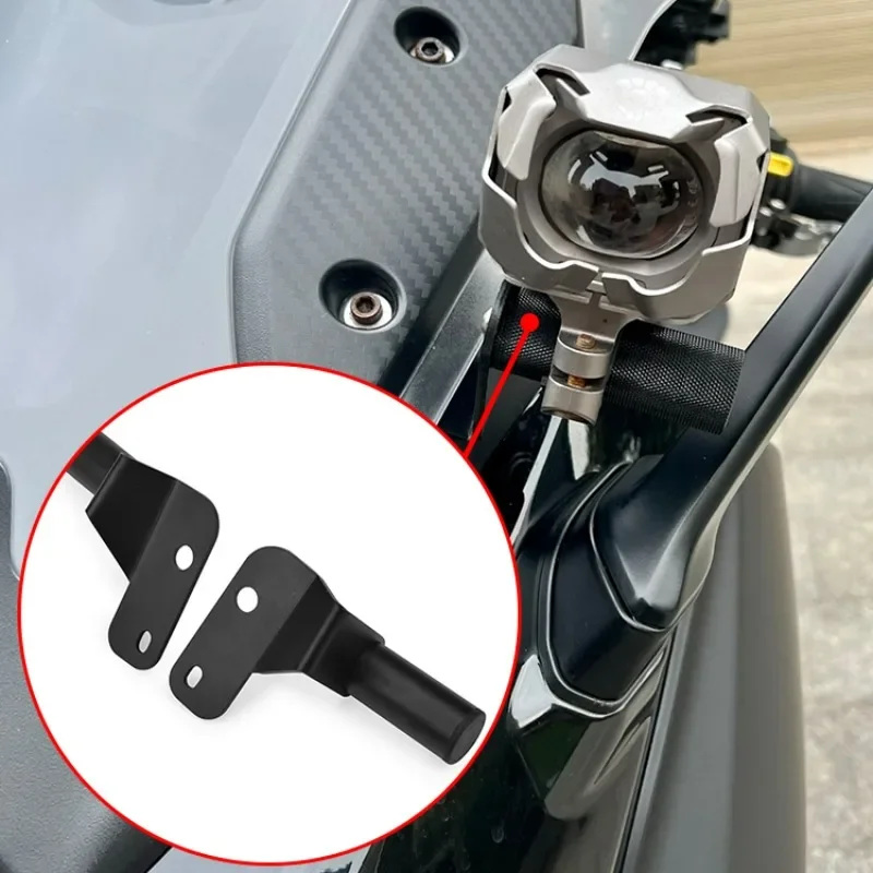 Motorcycle Windscreens Spotlight Bracket For SYM MAXSYM TL500 TL508 Wind Deflectors Non Destructive Installation Modification