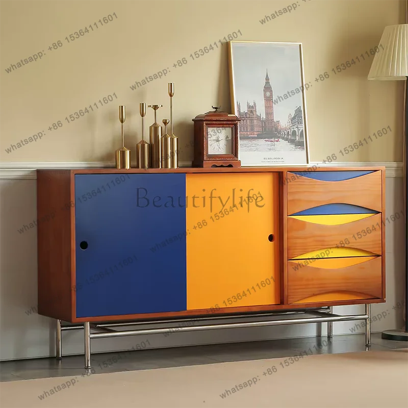 Creative Modern Storage Locker Elegant Aesthetic Premium Living Room Cabinets Gabinete Almacenamiento Living