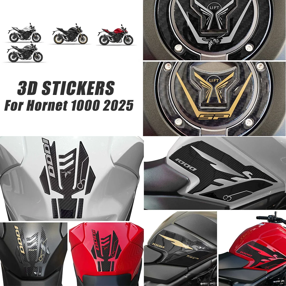 

Motorcycle Accessories Waterproof Protective Sticker 3D Epoxy Resin Protective Sticker For Hornet 1000 2025