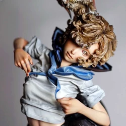 1/6 Resin unpainted Model Kit, Owl with Girl Unassembled and unpainted GK, 1118C