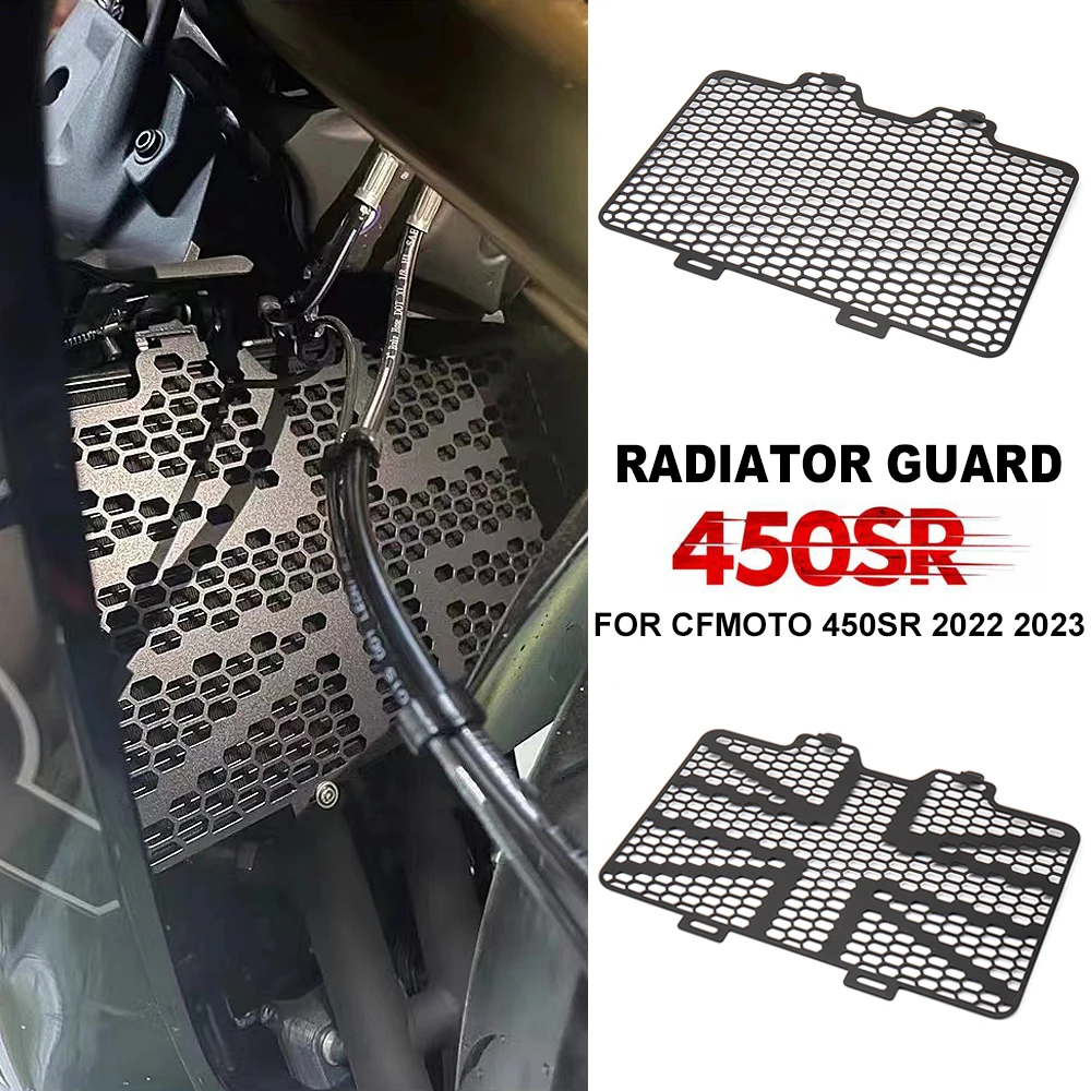 

For CFMOTO CF MOTO 450 SR 450SR 2023 2022 New Motorcycle Accessories Radiator Grill Guard oil cooler Guard Protection Cover