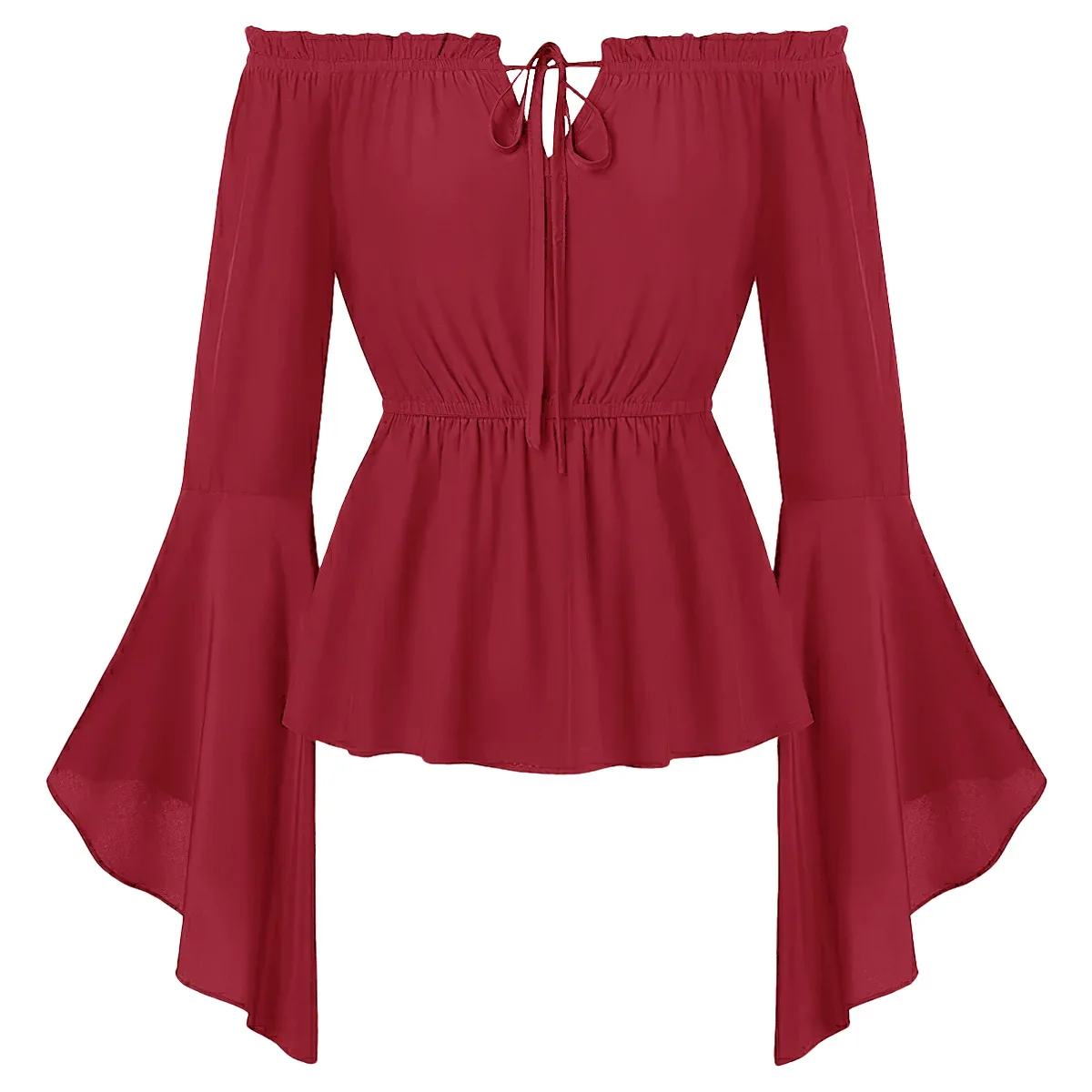 Blus Kostum Abad Pertengahan M - Blouse Off Shoulder ulasan dan harga