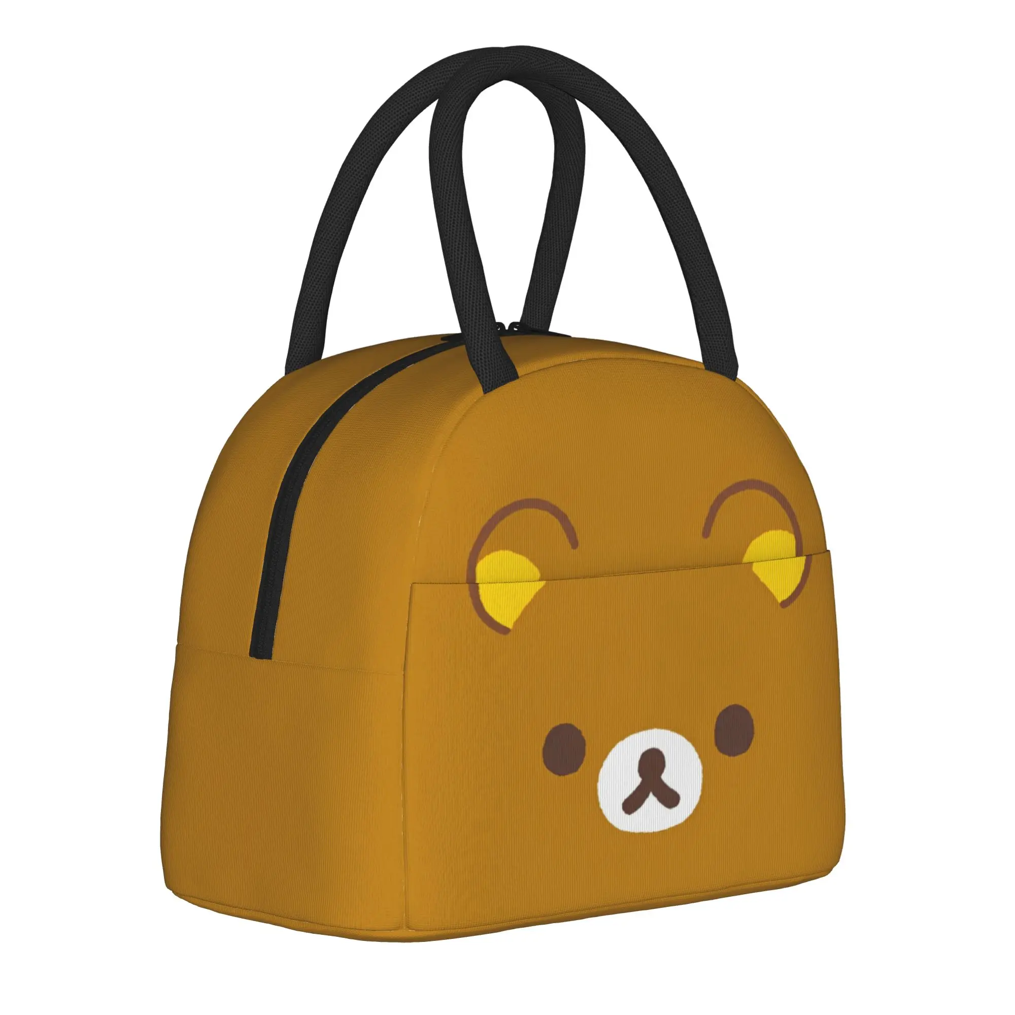 Kawaii   Rilakkuma Insulated Lunch Bag Thermal Bag Reusable,Lunch Container  Leakproof Tote Lunch Box Food Storage Bags