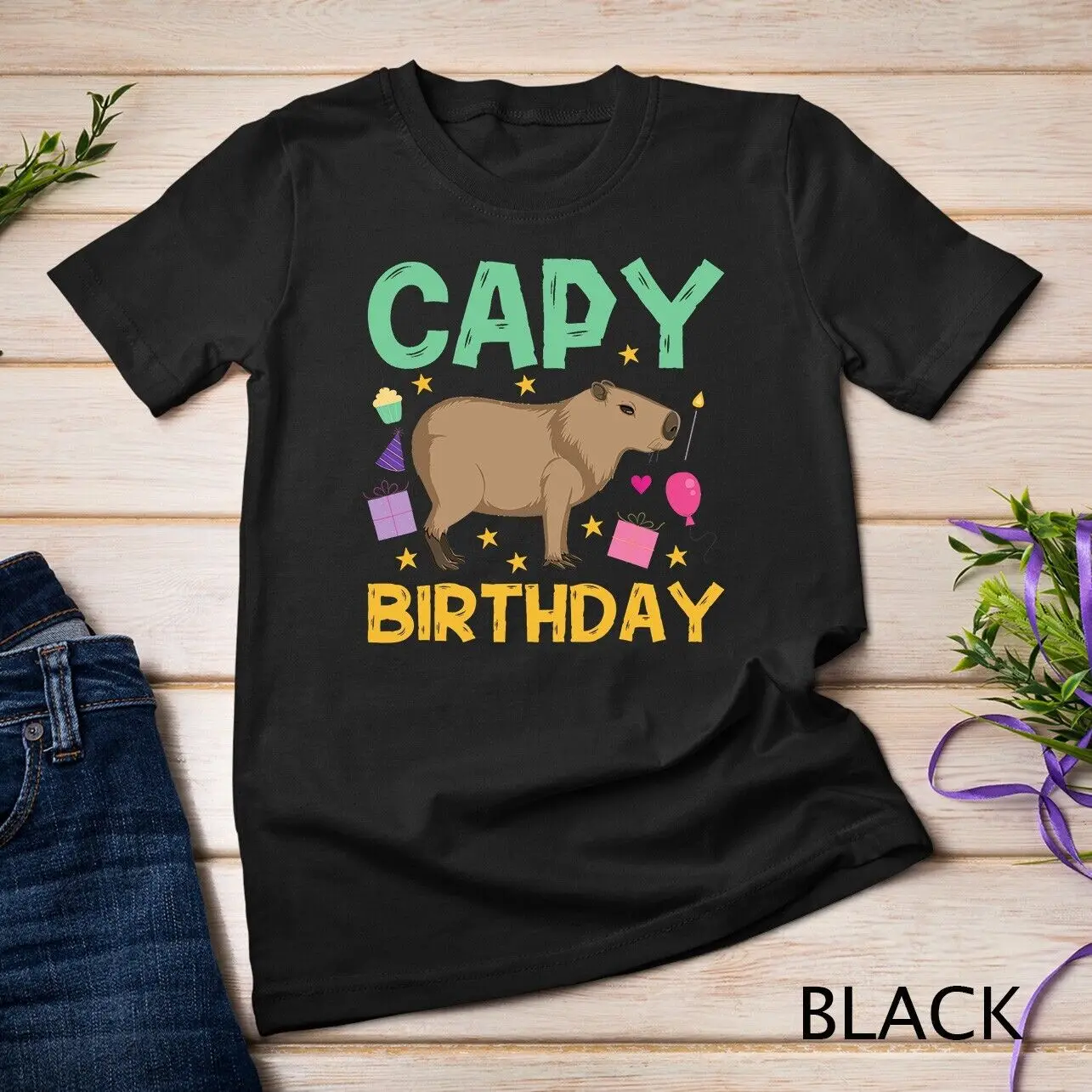 

Capy Birthday, Cappybara, Capybara T-Shirt Unisex T-shirt