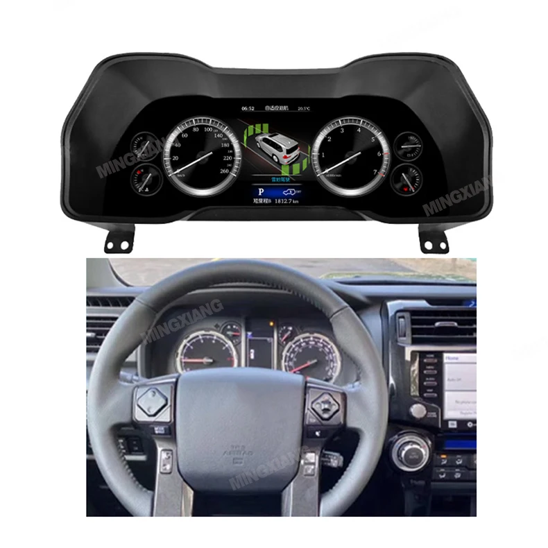 

Цифровая приборная панель, виртуальная приборная панель, CockPit для Toyota 4Runner 2009-2021, ЖК-экран, спидометр, электроника, дисплей
