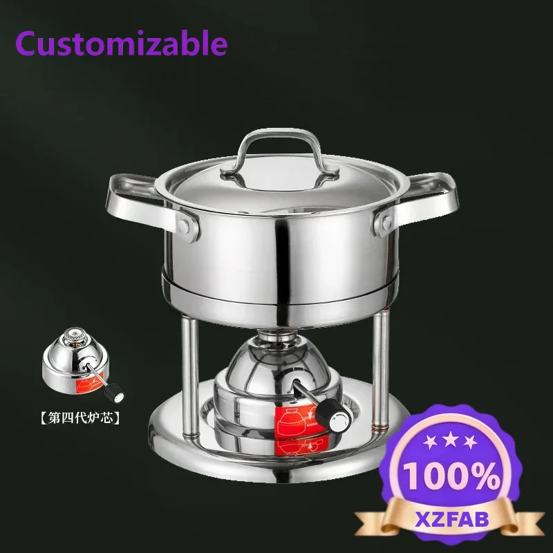 Factory Direct 2026 One person, one pot inflatable hot pot, one single person self-service seafood small hot pot,