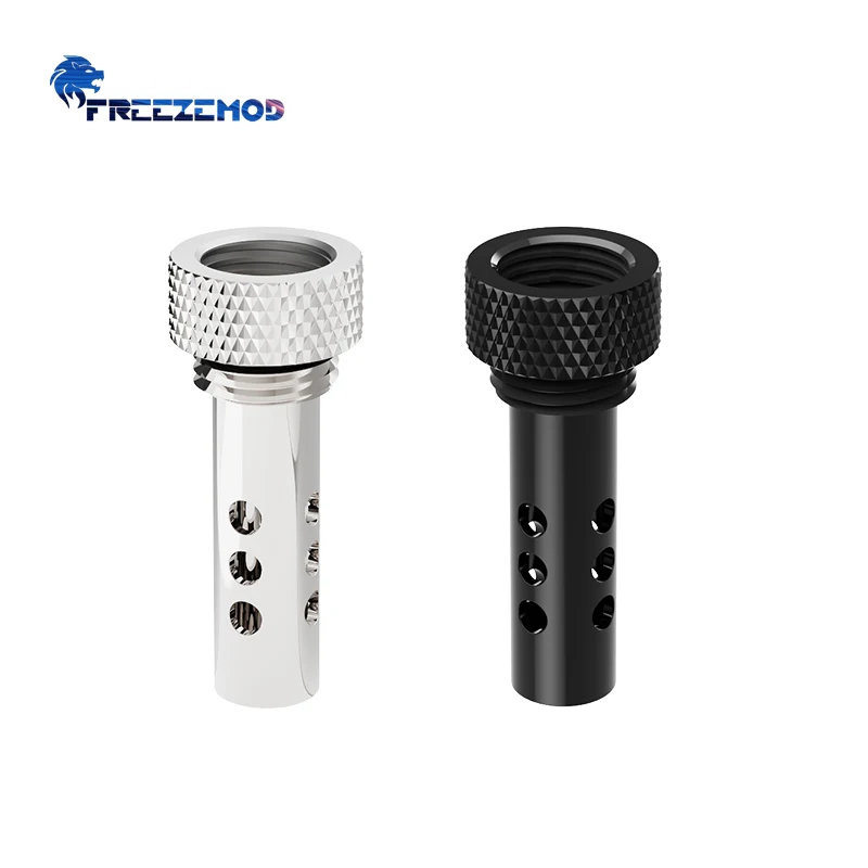 FREEZEMOD-PC Резервуар водяного охлаждения с внешней воздушной ловушкой, охлаждающими фитингами для ПК с защитой от пузырьков, PJ-PPQC